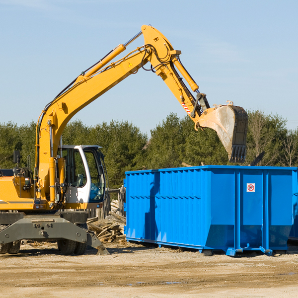 what size residential dumpster rentals are available in Long Valley